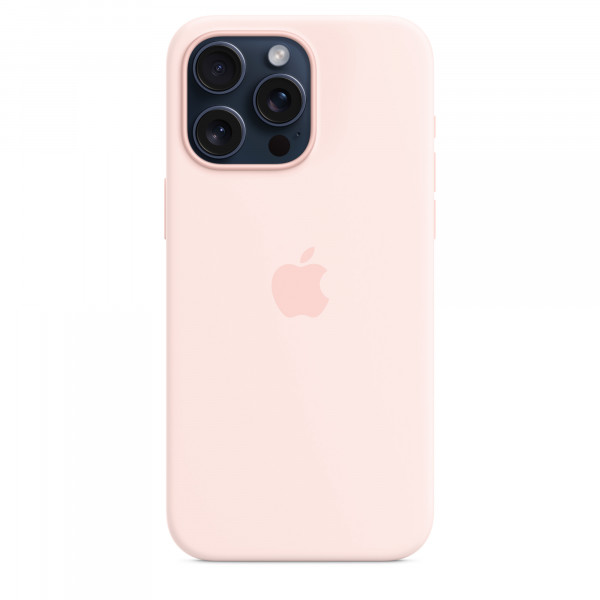 Фото - Чохол для смартфону Apple Silicone Case with MagSafe iPhone 15 Pro Max Light Pink (MT1U3)