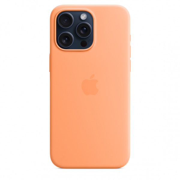 Фото - Чехол для смартфона Apple Silicone Case with MagSafe iPhone 15 Pro Max Orange Sorbet (MT1W3)