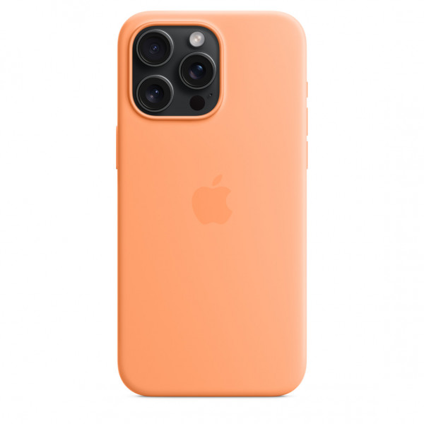 Фото - Чехол для смартфона Apple Silicone Case with MagSafe iPhone 15 Pro Max Orange Sorbet (MT1W3)