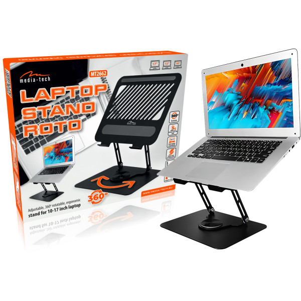 Фото - Подставка под ноутбук Media-Tech ROTO 10-17" Aluminum Alloy (MT2662)