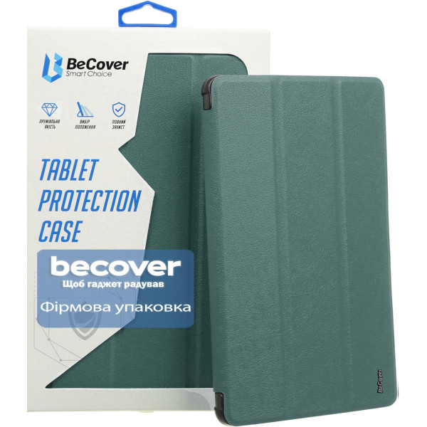 Фото - Чохол для планшета BeCover Smart Case for Lenovo Tab One/Tab K9 8.7" 2025 (TB305XU/FU) Dark Green (713746)