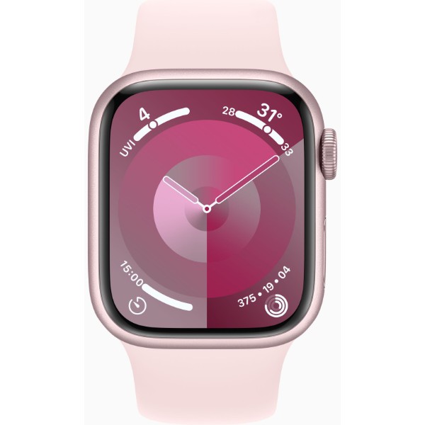 Фото - Смарт-часы Apple Watch Series 9 GPS 45mm Pink Aluminium Case with Light Pink Sport Band - M/L