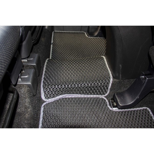 Фото - Килимки з екошкіри в салон авто EVAtech для Outlander 7 seats Mitsubishi 2013 3 покоління SUV USA (MT31483C5AV2BBLB)
