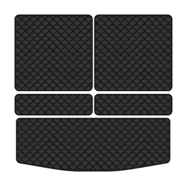 Фото - Коврик из экокожи в багажник авто EVAtech ECO для Outlander 7 seats Mitsubishi 2013 3 поколение SUV USA (MT31483BG5BBLB)