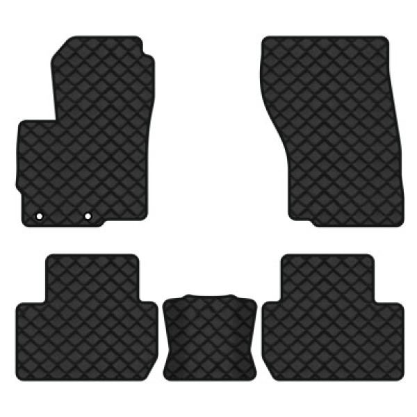 Фото - Коврики из экокожи в салон авто EVAtech для Outlander 7 seats Mitsubishi 2013 3 поколение SUV USA (MT31483CB5AV2BBLB)