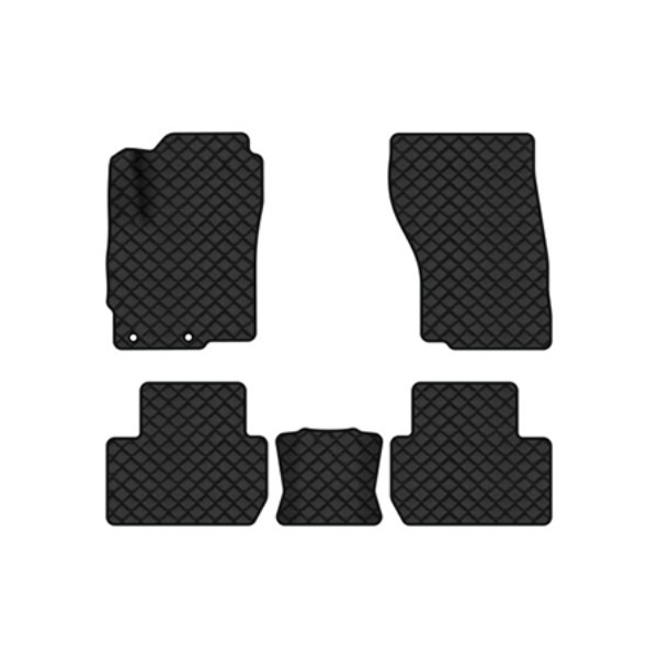 Фото - Коврики из экокожи в салон авто EVAtech для Outlander 7 seats Mitsubishi 2013 3 поколение SUV USA (MT31483CD5AV2BBLB)