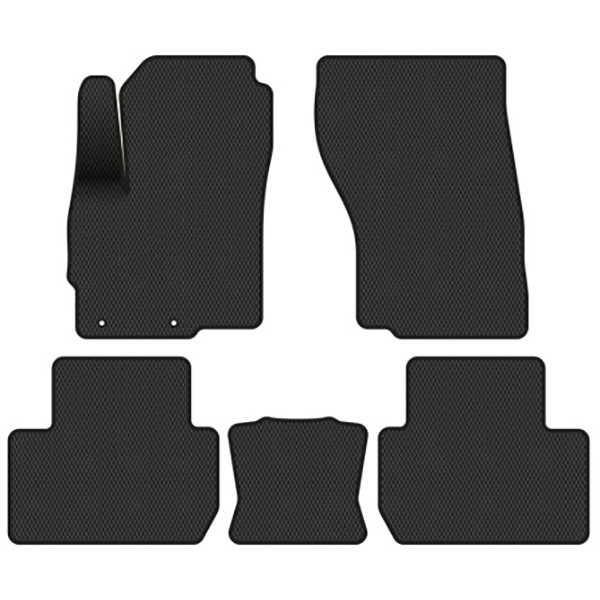 Фото - Коврики из экокожи в салон авто EVAtech для Outlander 5 seats Mitsubishi 2013 3 поколение SUV EU (MT31513C5LA2BBB)