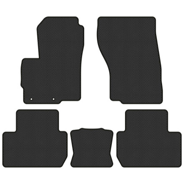 Фото - Коврики из экокожи в салон авто EVAtech для Outlander 5 seats Mitsubishi 2013 3 поколение SUV EU (MT31513CB5LA2BBB)