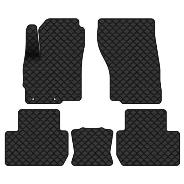Фото - Коврики из экокожи в салон авто EVAtech для Outlander 5 seats Mitsubishi 2013 3 поколение SUV EU (MT31513C5LA2BBB)