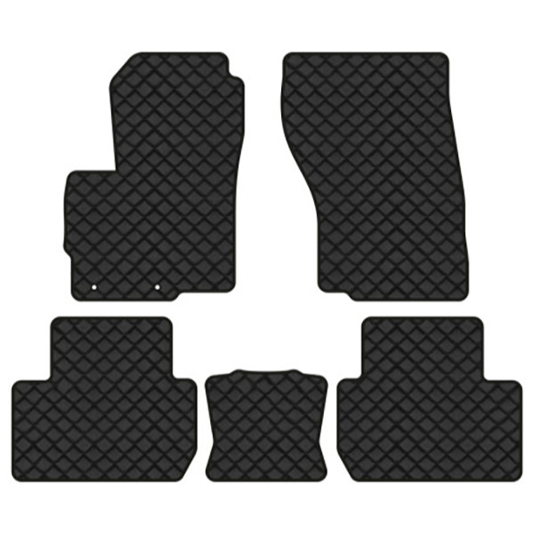 Фото - Коврики из экокожи в салон авто EVAtech для Outlander 5 seats Mitsubishi 2013 3 поколение SUV EU (MT31513CB5LA2BBB)