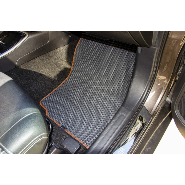 Фото - Килимки з екошкіри в салон авто передні EVAtech ECO для Outlander 5 seats Mitsubishi 2013 3 покоління SUV EU (MT31513AB2LA2BBB)