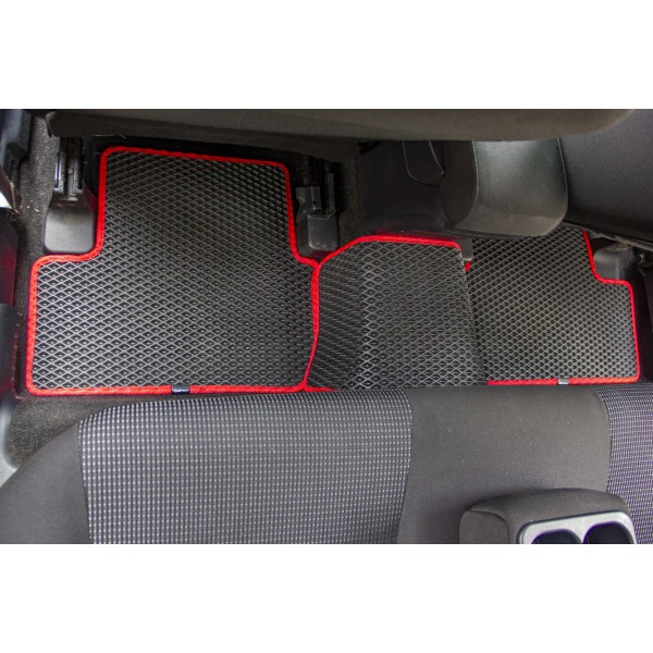 Фото - Коврики из экокожи в салон авто EVAtech для Lancer (10) MT Mitsubishi 2007-2018 10 поколение Sedan EU (MT3178C5AV2BBB)