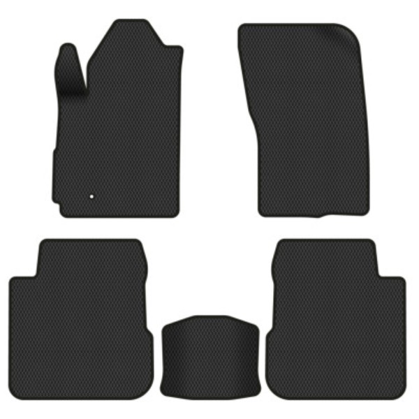 Фото - Коврики из экокожи в салон авто EVAtech для Outlander Mitsubishi 2003-2006 1 поколение SUV EU (MT3179CCC5CP1BBB)