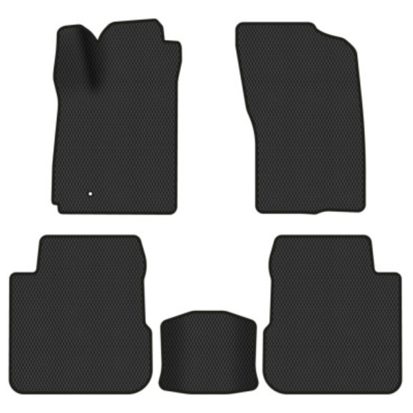 Фото - Коврики из экокожи в салон авто EVAtech для Outlander Mitsubishi 2003-2006 1 поколение SUV EU (MT3179CEC5CP1BBB)