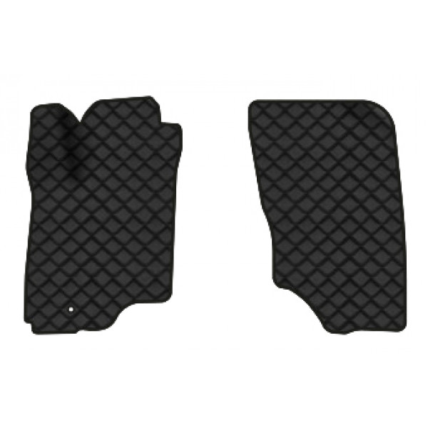 Фото - Коврики из экокожи в салон авто передние EVAtech ECO для Outlander Mitsubishi 2003-2006 1 поколение SUV EU (MT3179ADO2CP1BBB)