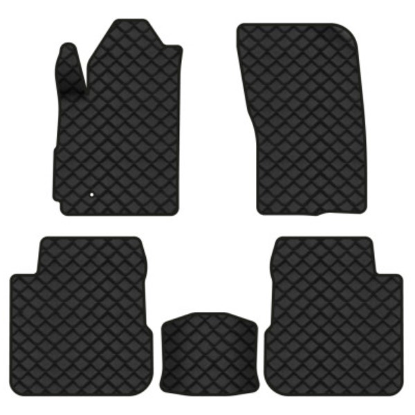 Фото - Коврики из экокожи в салон авто EVAtech для Outlander Mitsubishi 2003-2006 1 поколение SUV EU (MT3179CCC5CP1BBB)