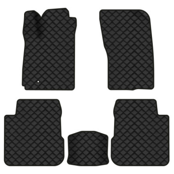 Фото - Килимки з екошкіри в салон авто EVAtech для Outlander Mitsubishi 2003-2006 1 покоління SUV EU (MT3179CDC5CP1BBB)