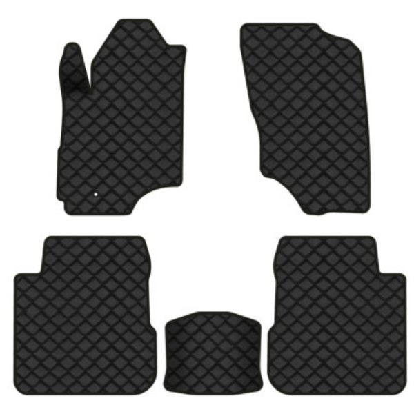 Фото - Коврики из экокожи в салон авто EVAtech для Outlander Mitsubishi 2003-2006 1 поколение SUV EU (MT3179CVO5CP1BBB)