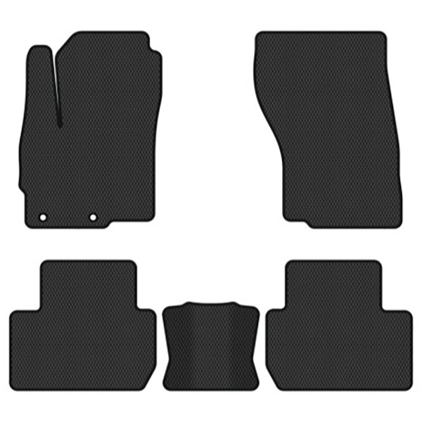 Фото - Коврики из экокожи в салон авто EVAtech для Outlander 5 seats Mitsubishi 2013 3 поколение SUV EU (MT3180C5AV2BBB)