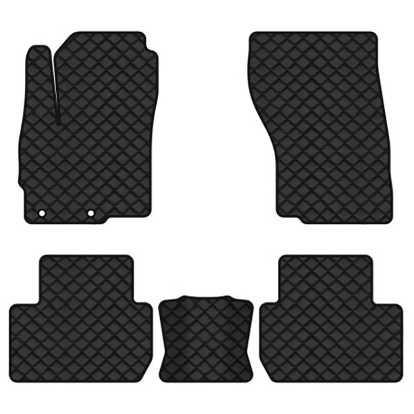 Фото - Коврики из экокожи в салон авто EVAtech для Outlander 5 seats Mitsubishi 2013 3 поколение SUV EU (MT3180C5AV2BBB)