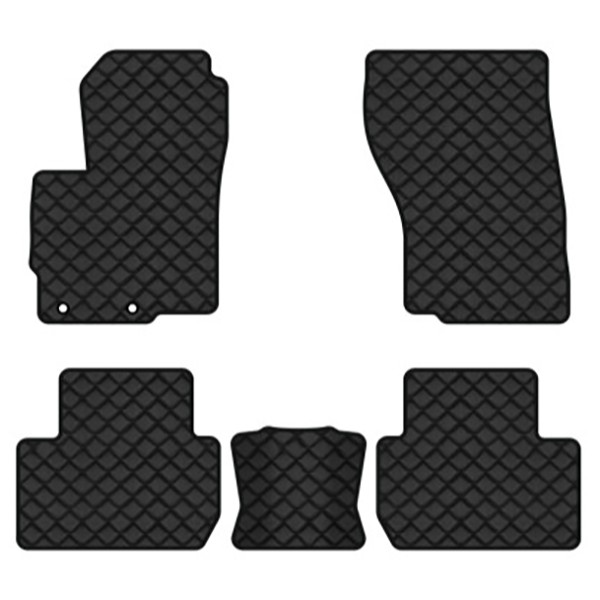 Фото - Коврики из экокожи в салон авто EVAtech для Outlander 5 seats Mitsubishi 2013 3 поколение SUV EU (MT3180CB5AV2BBB)