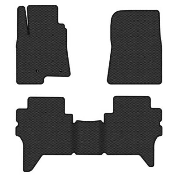 Фото - Килимки з екошкіри в салон авто EVAtech для Pajero Wagon (V80) 7 seats Mitsubishi 2006-2021 4 покоління SUV EU (MT32719Z3LA2BBB)