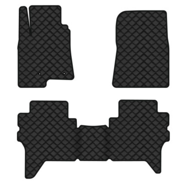 Фото - Килимки з екошкіри в салон авто EVAtech для Pajero Wagon (V80) 7 seats Mitsubishi 2006-2021 4 покоління SUV EU (MT32719Z3LA2BBB)