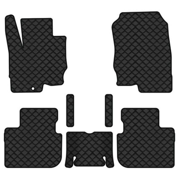 Фото - Килимки з екошкіри в салон авто EVAtech для Colt 5-doors AT Mitsubishi 2004-2012 6 покоління Htb EU (MT33807C7AV1BBB)