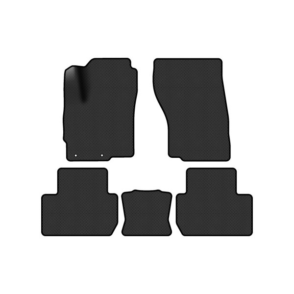 Фото - Коврики из экокожи в салон авто EVAtech для Outlander 7 seats Mitsubishi 2013 3 поколение SUV EU (MT34229CB5LA2BBB)