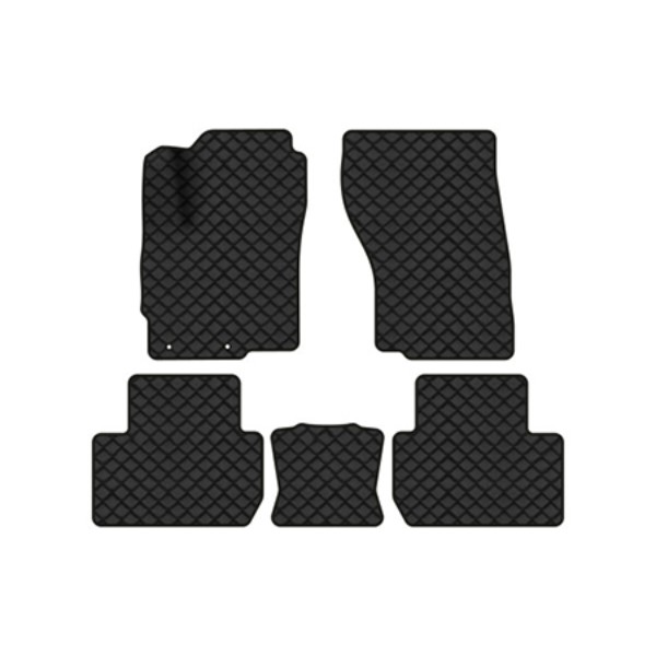 Фото - Коврики из экокожи в салон авто EVAtech для Outlander 7 seats Mitsubishi 2013 3 поколение SUV EU (MT34229CB5LA2BBB)