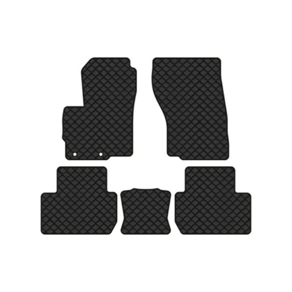 Фото - Коврики из экокожи в салон авто EVAtech для Outlander 7 seats Mitsubishi 2013 3 поколение SUV EU (MT34230CB5AV2BBB)