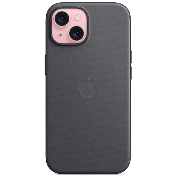 Фото - Чохол для смартфону Apple FineWoven Case with MagSafe iPhone 15 Black (MT393)