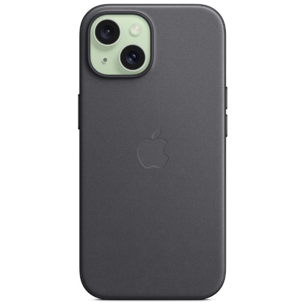 Фото - Чохол для смартфону Apple FineWoven Case with MagSafe iPhone 15 Black (MT393)