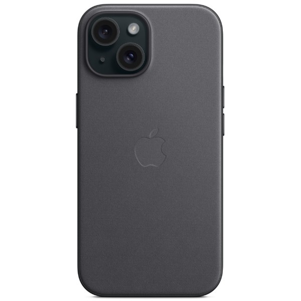 Фото - Чохол для смартфону Apple FineWoven Case with MagSafe iPhone 15 Black (MT393)