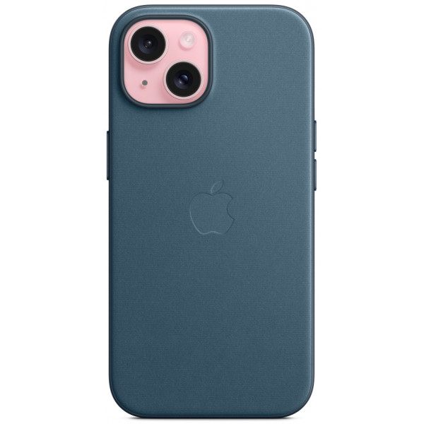 Фото - Уцінка - Чохол для смартфону Apple FineWoven Case with MagSafe iPhone 15 Pacific Blue (MT3G3)