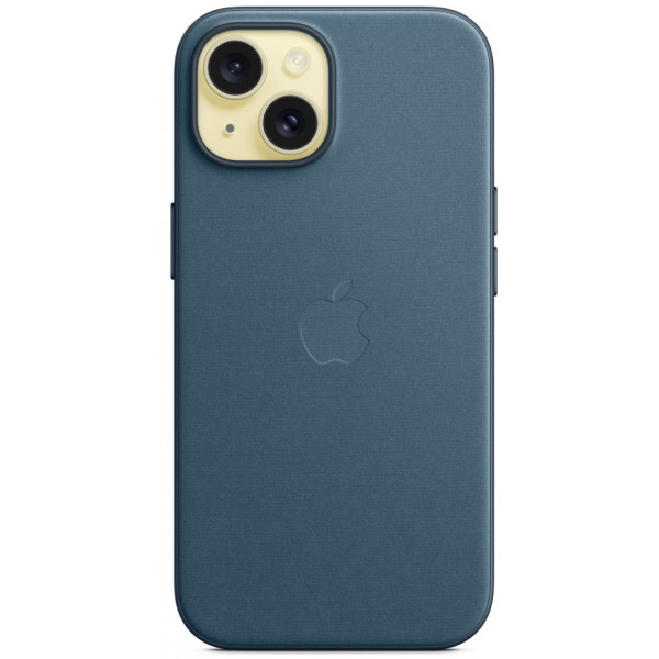Фото - Уцінка - Чохол для смартфону Apple FineWoven Case with MagSafe iPhone 15 Pacific Blue (MT3G3)