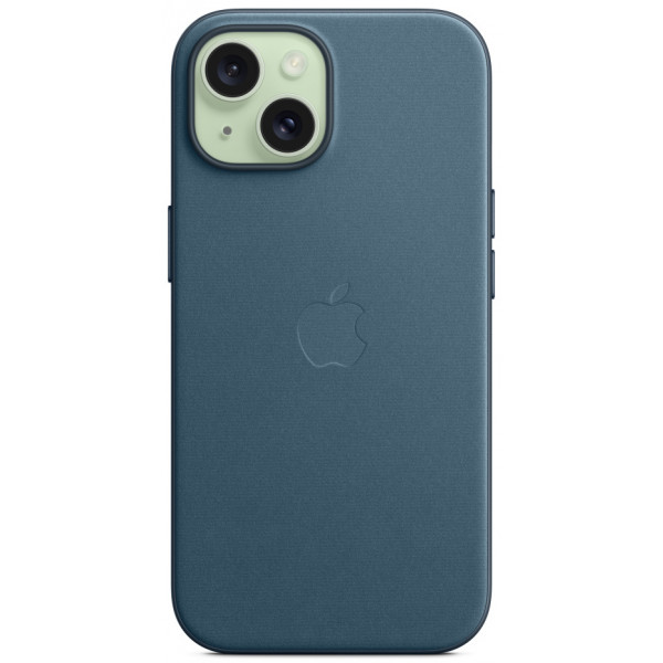 Фото - Уцінка - Чохол для смартфону Apple FineWoven Case with MagSafe iPhone 15 Pacific Blue (MT3G3)