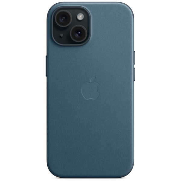 Фото - Уцінка - Чохол для смартфону Apple FineWoven Case with MagSafe iPhone 15 Pacific Blue (MT3G3)