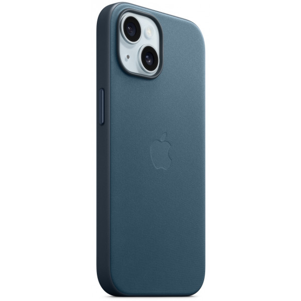 Фото - Уцінка - Чохол для смартфону Apple FineWoven Case with MagSafe iPhone 15 Pacific Blue (MT3G3)