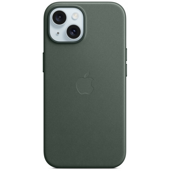 Фото - Чохол для смартфону Apple FineWoven Case with MagSafe iPhone 15 Evergreen (MT3J3)