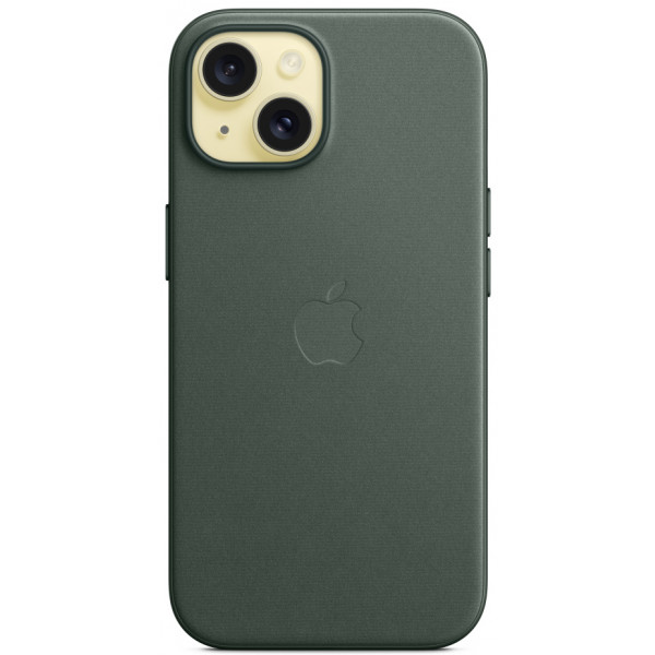Фото - Чохол для смартфону Apple FineWoven Case with MagSafe iPhone 15 Evergreen (MT3J3)