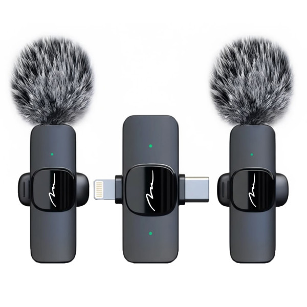 Фото - Мікрофон для смартфона Media-Tech USB-C/Lightning 2-Pack Micro-Mic Duo (MT416) Black