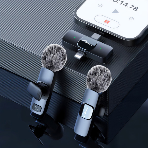 Фото - Мікрофон для смартфона Media-Tech USB-C/Lightning 2-Pack Micro-Mic Duo (MT416) Black
