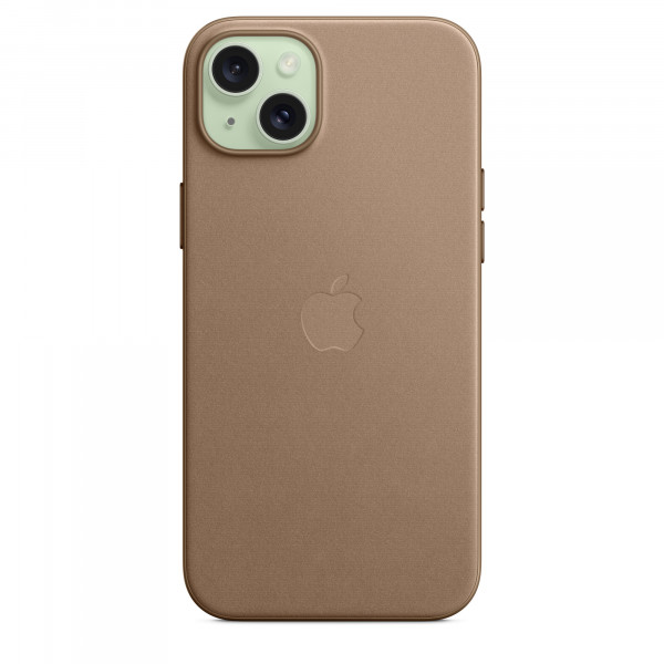 Фото - Уцінка - Чохол для смартфону Apple FineWoven Case with MagSafe iPhone 15 Plus Taupe (MT473)