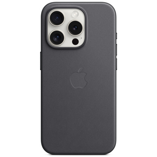 Фото - Уцінка - Чохол для смартфону Apple FineWoven Case with MagSafe iPhone 15 Pro Black (MT4H3)
