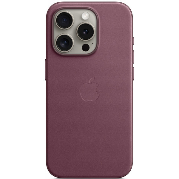 Фото - Чохол для смартфону Apple FineWoven Case with MagSafe iPhone 15 Pro Mulberry (MT4L3) Фото - Чохол для смартфону Apple FineWoven Case with MagSafe iPhone 15 Pro Mulberry (MT4L3)