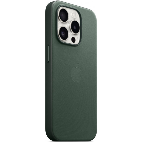 Фото - Чохол для смартфону Apple FineWoven Case with MagSafe iPhone 15 Pro Evergreen (MT4U3)