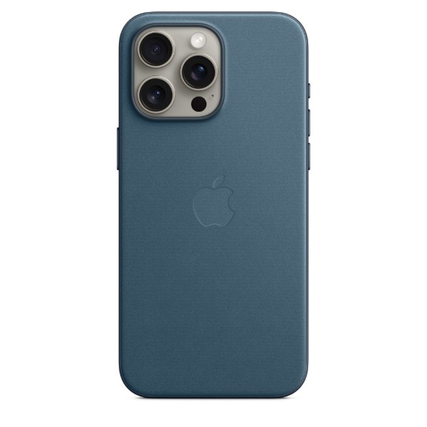 Фото - Чохол для смартфону Apple FineWoven Case with MagSafe iPhone 15 Pro Max Pacific Blue (MT4Y3)