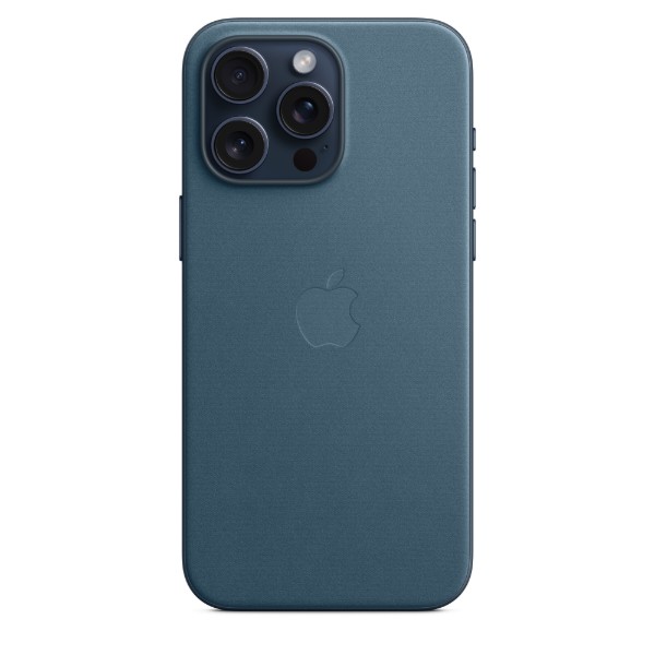 Фото - Чохол для смартфону Apple FineWoven Case with MagSafe iPhone 15 Pro Max Pacific Blue (MT4Y3)
