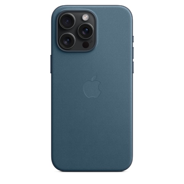 Фото - Чохол для смартфону Apple FineWoven Case with MagSafe iPhone 15 Pro Max Pacific Blue (MT4Y3)